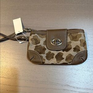 New York & Company Leopard Print Wristlet